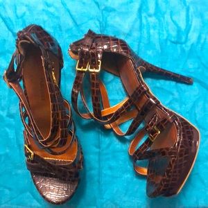 PLATFORM, STRAPPY, SANDAL, SZ11, NEW